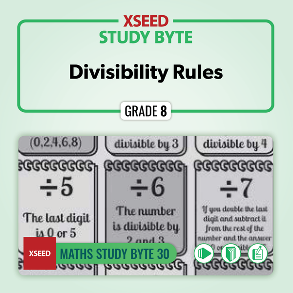 Divisibility Rules [G8]